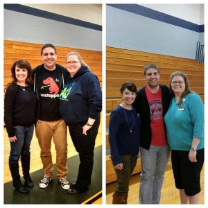 A side by side. The picture on the left is my in January 2014 when I started my journey. The right is December of 2014 after months of hard work and TWO races!